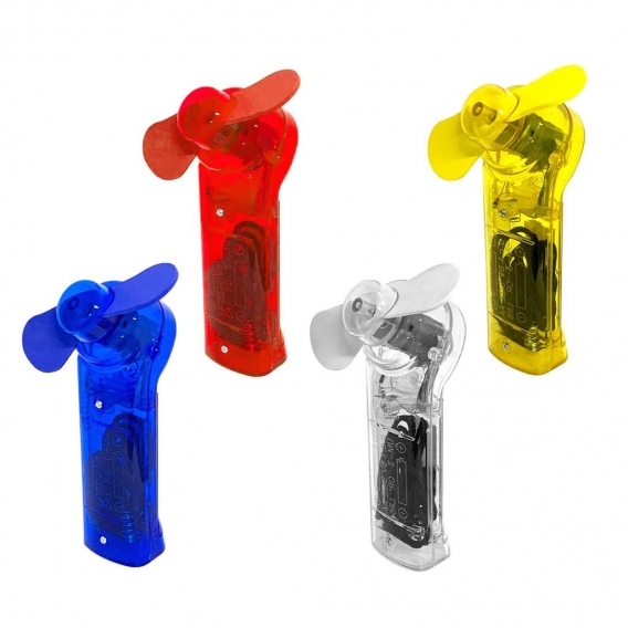 4er Set Mini Handventilator Taschenventilator | Tragbarer Miniventilator Inkl. Umhängeband | Hand Büroventilator Ventilator