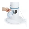 MAXXMEE Luftkühler mit Wassertank 5l - 3 Leistungsstufen - weiß/blau Luftkühler Ventilator Klimagerät Luftbefeuchter Kühlgerät S