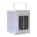 Cool HP Tischventilator, Luftkühler mit 500ml Wassertank, Luftbefeuchter Tragbar & Kompakt, 3 Geschwindigkeiten, Blaues LED-Lich