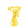 Kinder Mini-Ventilator Giraffe mit Wasserzerstäuber Handventilator Sprühflasche, Farbe:gelb