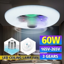 More about Ecsee LED Deckenleuchten Lüfter Ventilator Deckenlampenventilator 3 Stufen Licht Lampe Leuchte