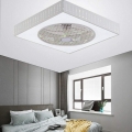 Deckenleuchte Deckenventilator mit Fernbedienung   und Beleuchtung Licht Dimmbar  LED Büro Hause Quadratisch(Wassertropfen)40W
