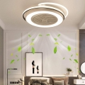 23'' LED Deckenventilator Deckenleuchte mit Beleuchtung und Fernbedienung Lüfterlicht Licht Silent Fan Kronleuchter Deckenlampe