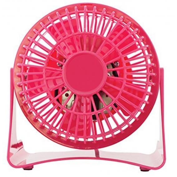 Air Monster® Tischventilator Ø 10 cm | strombetrieben | leise | Ventilator (pink)