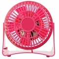 Air Monster® Tischventilator Ø 10 cm | strombetrieben | leise | Ventilator (pink)