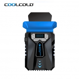 More about COOLCOLD K29 Laptop Luftabsaugung Luefter Tragbarer Computer Kuehler Intelligente Temperaturregelung Atemlicht LCD Schwarz