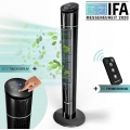 50W Multi Sensor Touch Turmventilator mit Temperaturanzeige| 110 cm leiser Säulenventilator mit Fernbedienung |Deutsches Qualitä