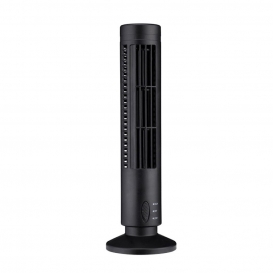 More about Home Office Mini Electric USB Bladeless 2 Speed ​​Desktop Air Cooling Tower Fan Schwarz