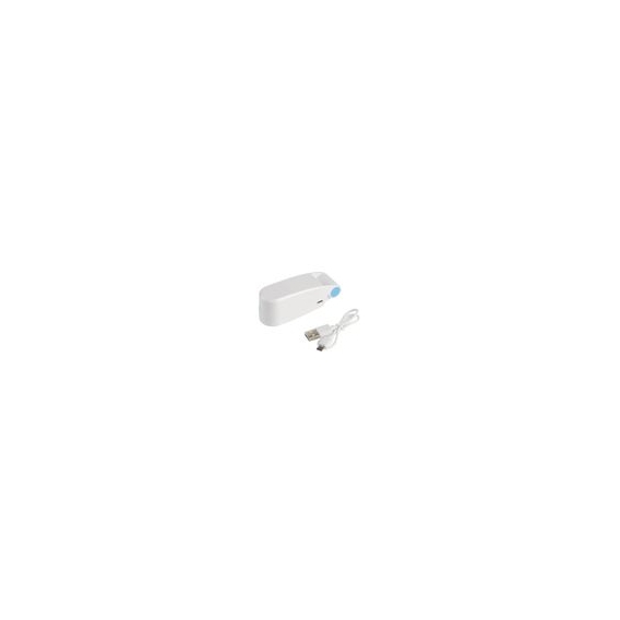 Mini USB Handventilator 2 Std Laufzeit mit Ladekabel Faltbar Ventilator Büro BWI blau / weiß