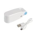 Mini USB Handventilator 2 Std Laufzeit mit Ladekabel Faltbar Ventilator Büro BWI blau / weiß