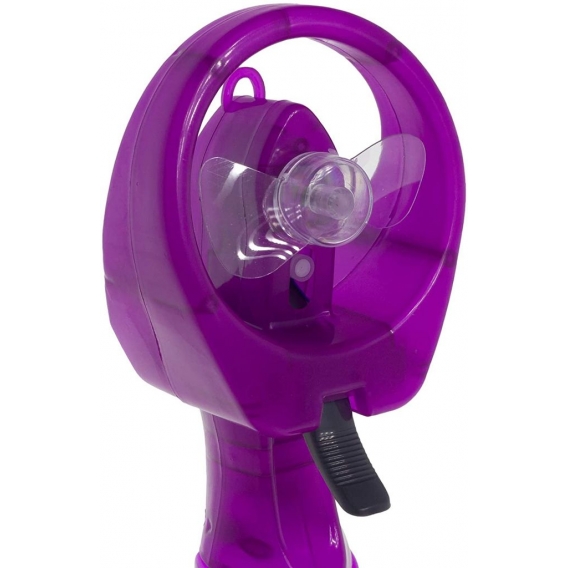 Tragbarer Handventilator Sprühventilator Lila Mini Fan Ventilator Sprühnebel Sprühflasche Wasserzerstäuber Wassertank Kühler Lüf