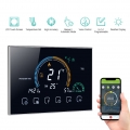 95-240 V Wi-Fi Smart Programmierbarer Thermostat 5 + 1 + 1 Sechs Perioden Sprach-APP-Steuerung Hintergrundbeleuchtung LCD-Wasser