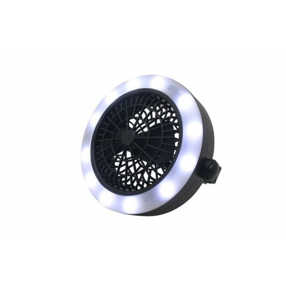 2in1 Ventilator mit LED Licht Lüfter Gebläse Tischventilator Outdoor