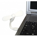 Biegsamer flexibler USB Ventilator weiß