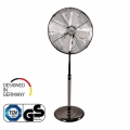 SUNTEC Ventilator Leise, Timer | Standventilator CoolBreeze 4000 | 40 cm Durchmesser | Stand Fan Windmaschine Metall Chrom | für