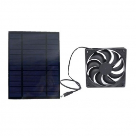 More about Solarbetriebener Plattenventilator, solarbetriebene Abluftventilatoren für den Außenbereich für Baumhäuser, Yachten