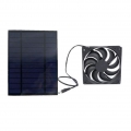 10W Solarbetriebener Panel-Lüfter, Solarpanel-betriebener, tragbarer, leicht zu tragender, energiesparender Lüftungsventilator f