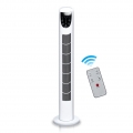 Jopassy Turmventilator mit Fernbedienung leise 75° oszillierender Ventilator Timer, Turm Standventilator, weiss