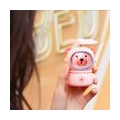 1 Stück Mini Handventilator [Farbe zufällig] mit USB-Akku, Kleiner Make-up Ventilator für Frauen, Mädchen Tragbarer Lüfter