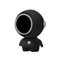 Astronaut Handventilator, 360° Drehbarer Nackenventilator USB Wiederaufladbar Tragbarer Handheld Tischventilator - Schwarz