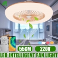 ECSEE Deckenventilatorlicht LED Deckenleuchte Lampe APP Fernbedienung mit Fernbedienung 21 "