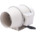 Inline Rohrventilator 40W Abluftventilator 220m³/h 180pa 2600r/Min Inline Lüfter mit Starkem Kanalventilator für Zimmer Bad Küch