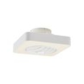 Lindby LED Deckenventilator mit Lampe 'Danischa' dimmbar Fernbedienung (Modern) in Weiß aus Metall u.a. für Wohnzimmer & Esszimm