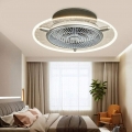 Fan Deckenventilator mit Beleuchtung LED Fan Licht 48W Dimmbar Fan Deckenleuchte Deckenlampe für Wohnzimmer Kinderzimmer Schlafz