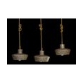 Deckenlampe DKD Home Decor Grau Metall Schnur 135 x 37 x 160 cm