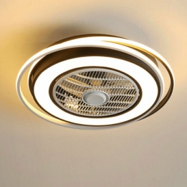 More about Deckenventilatoren LED Beleuchtung Modern Deckenleute Fan mit Fernbedienung Unsichtbarer Acryl Unterputz Deckenlampe