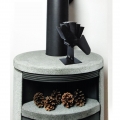 Ofenventilator "Ohne Strom" Ofen Fan, Schneller Automatikstart ab 50°C - wärmebetriebener Ventilator für Holz / Brennholz - Kami