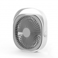 Wiederaufladbare Ventilator Ultra-Silent Lüfter Desktop Fan Taschenventilator Schreibtischventilator Farbe Weiß