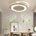 Modern Deckenventilator mit Licht Unsichtbarer Ventilator dimmbarer LED SMD Wohnzimmer
