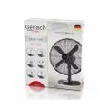 Gerlach Velocity Fan GL 7327 Tischventilator, Geschwindigkeitszahl 3, 100 W, Oszillation, Durchmesser 40 cm, Chrom