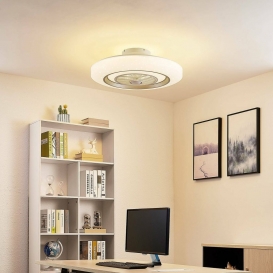 More about Lindby LED Deckenventilator mit Lampe 'Lissiana' dimmbar Fernbedienung (Modern) in Weiß aus Metall u.a. für Wohnzimmer & Esszimm