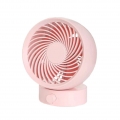 Persönliche Portable USB Kühlung Desktop Tisch Fan mit Drehknopf Starke Wind, Leicht zu Reinigen Farbe Rosa