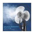 Aigostar  Breeze Standventilator mit Wasserzerstäuber, Ventilator mit Fernbedienung, Lüfter mit 3 Modi, Verstellbarer Neigungswi