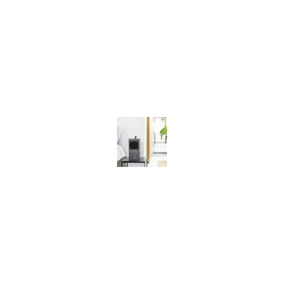 Duux Flow Mini-Luftkühler Grau | 500ml/h | 1,3 Liter| Kühlungspad | Touch-Bedienung | USB