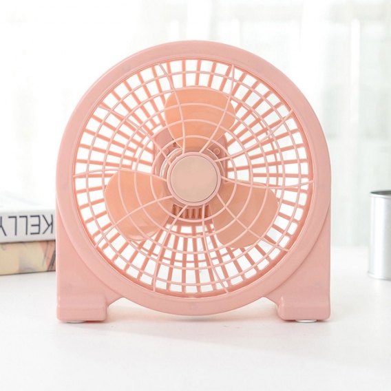 Mini USB Schreibtisch Ventilator | Büroventilator | Tischventilator | Handventilator, aus Kunststoff Farbe Rosa B