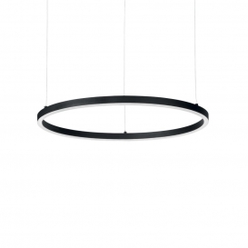 More about Ideal Lux ORACLE - Integrierte LED Circle Deckenpendelleuchte 1 Light Black 3000K
