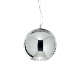More about Ideal Lux NEMO - Indoor Dome Deckenpendelleuchte 1 Light Chrome, E27