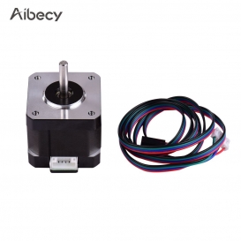 More about Aibecy 42 Schrittmotor 2 Phasen 0,9 Grad Schrittwinkel Geräuscharm 17HS4401S Schrittmotor mit 1 m Kabel für CNC-3D-Drucker