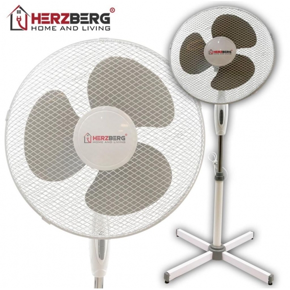 Herzberg HG-8018: Standventilator für Bodenlüfter