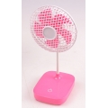 Mini-Ventilator Ø13cm Tischventilator Lüfter Kühler Gebläse Windmaschine Kühlung, Farbe:rosa