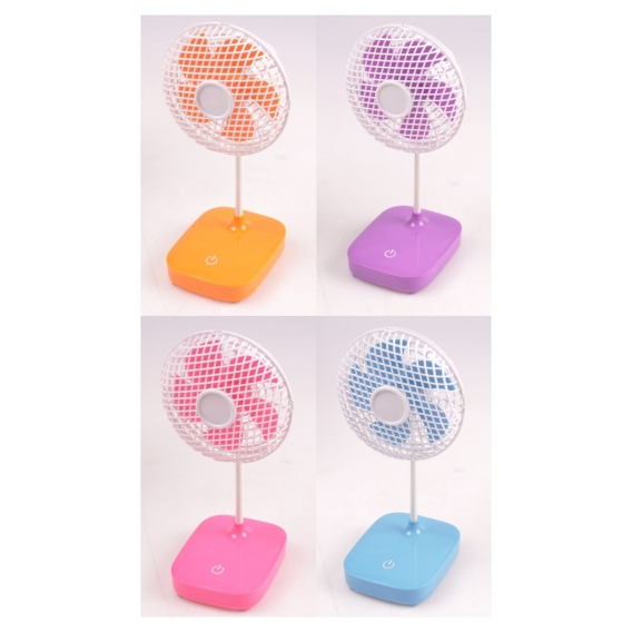 Mini-Ventilator Ø13cm Tischventilator Lüfter Kühler Gebläse Windmaschine Kühlung, Farbe:lila