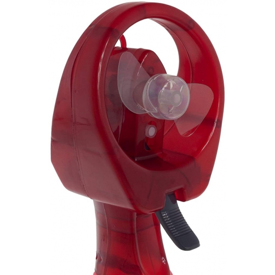 Tragbarer Handventilator Sprühventilator Rot Mini Fan Ventilator Sprühnebel Sprühflasche Wasserzerstäuber Wassertank Kühler Lüft