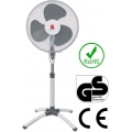 Ertex Germany Standventilator Ø 43 cm | Oszillierender Ventilator | Windmaschine | Klimagerät | Turmventilator | Leise | Bodenve