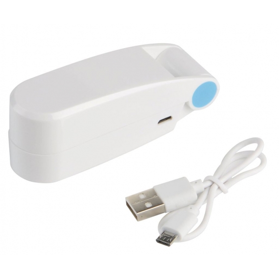 Mini USB Handventilator 2 Std Laufzeit mit Ladekabel Faltbar Ventilator Büro BWI pink / weiß