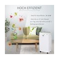 HOMCOM Luftentfeuchter Raumgröße 18-28㎡ 12L/24h elektrisch Raumentfeuchter gegen Feuchtigkeit mit Rollen für Badezimmer Wohnzimm