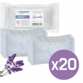20x Lavendel Luftentfeuchter Nachfüllbeutel - Granulat im 250g – verhindert Schimmel, Moder, üble Gerüche, Stockflecken